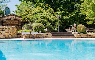 Saunagarten in der Rhein-Main-Therme